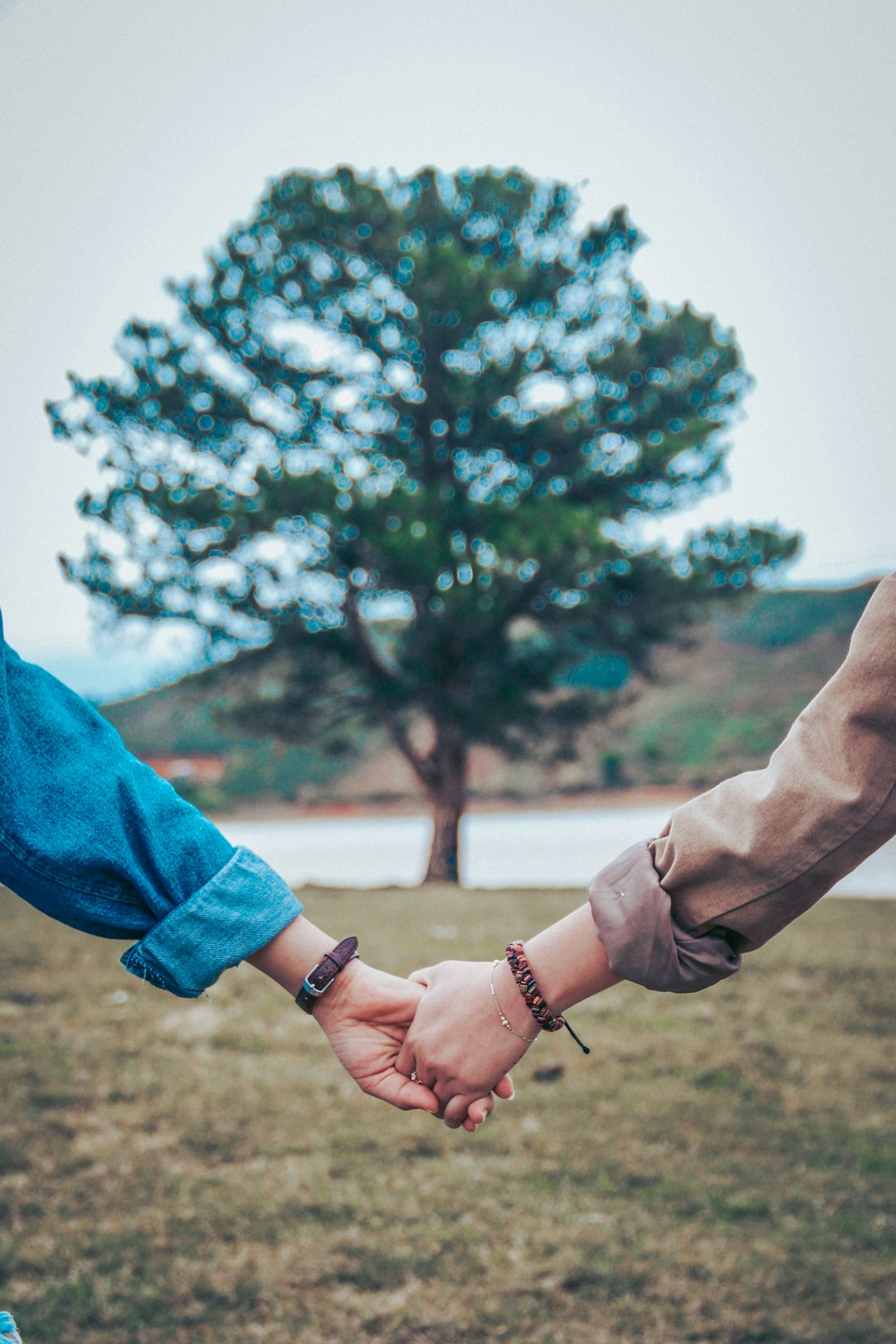 Photo by Dương Hữu two persons holding hands